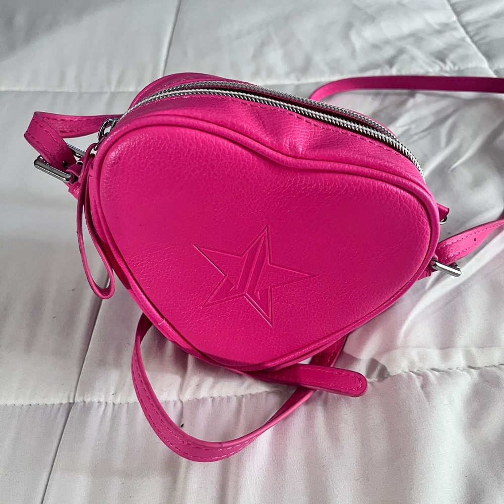 Jeffree star Pink Heart-Shaped Bag
